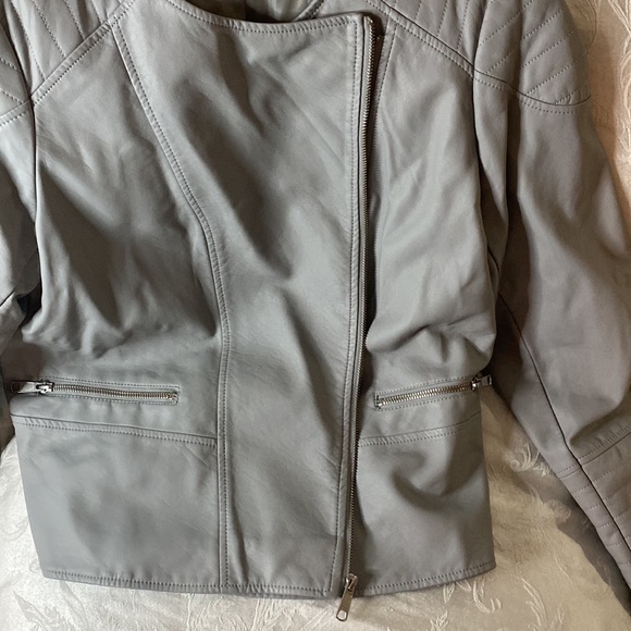 Apt 9 Faux Leather Bomber Jacket - Picture 8 of 9